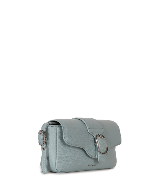 ISABELLE SM Vegan Crossbody Bag – Grain | Color: Aquamarine - variant::aquamarine
