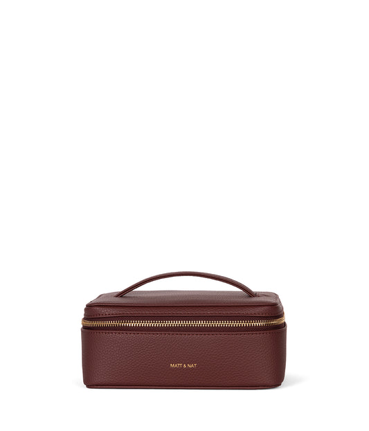 JULE Vegan Vanity Case - Grain | Color: Cherry - variant::cherry