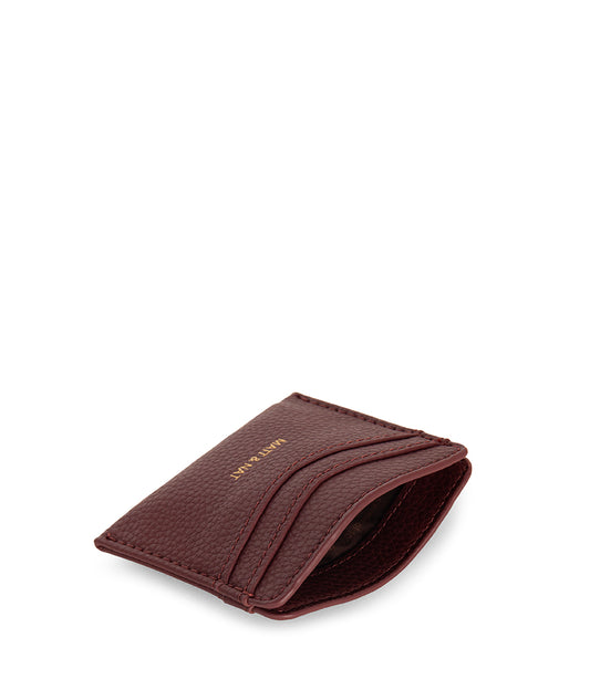 JUNYA Vegan Card Holder - Grain | Color: Cherry - variant::cherry