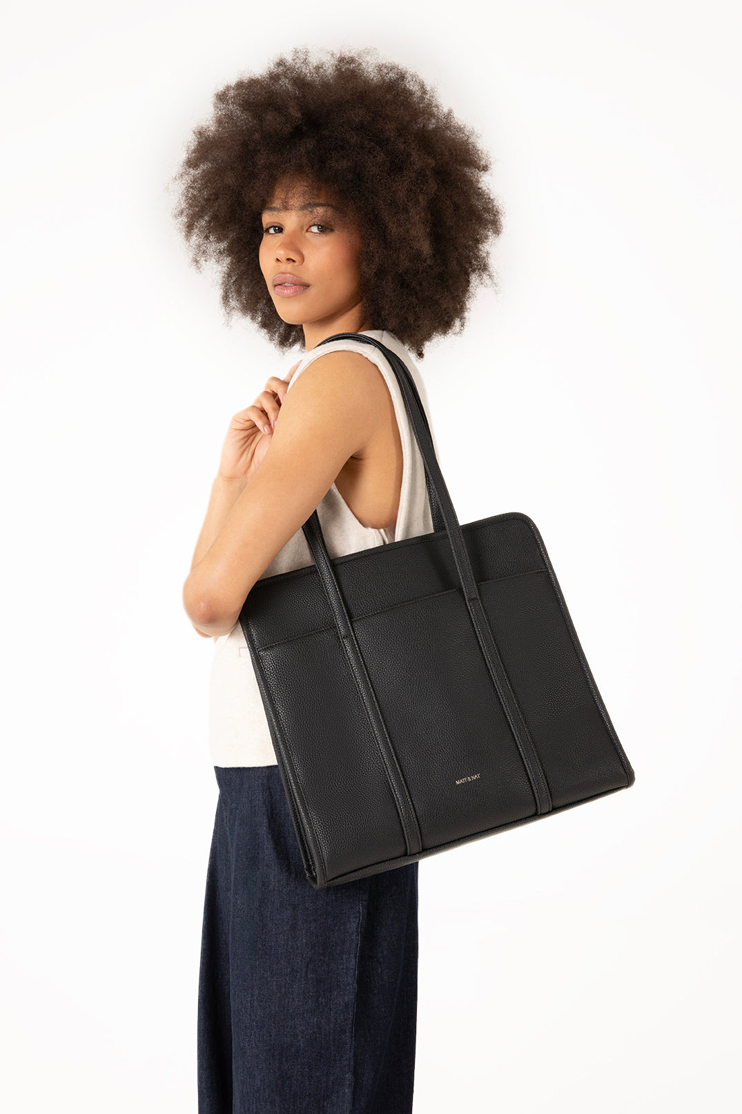 LUSIK Vegan Tote Bag – Grain | Matt & Nat Canada
