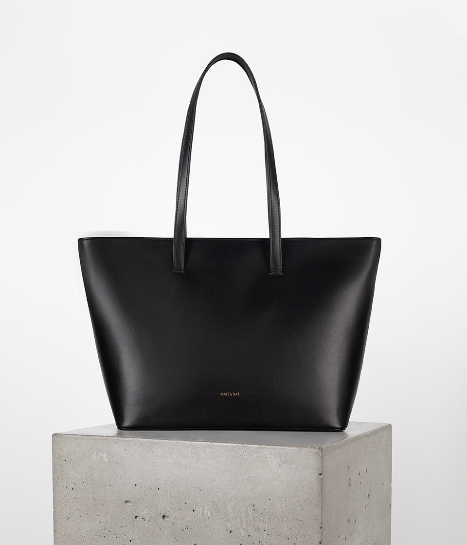 NINA Vegan Tote Bag - UPPEAL™ | Color: Black - variant::black