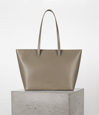 NINA Vegan Tote Bag - UPPEAL™ | Color: Cappuccino - variant::Cappuccino