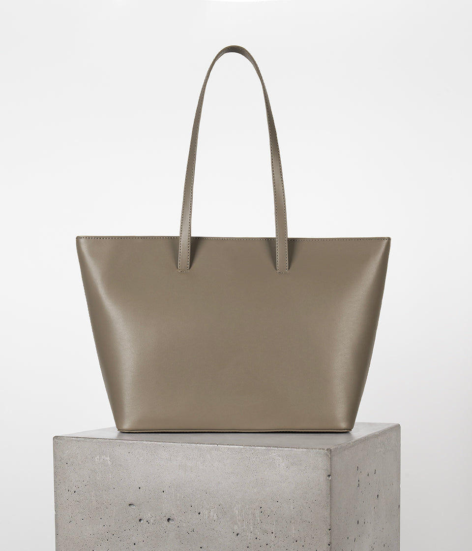 NINA Vegan Tote Bag - UPPEAL™ | Color: Cappuccino - variant::Cappuccino