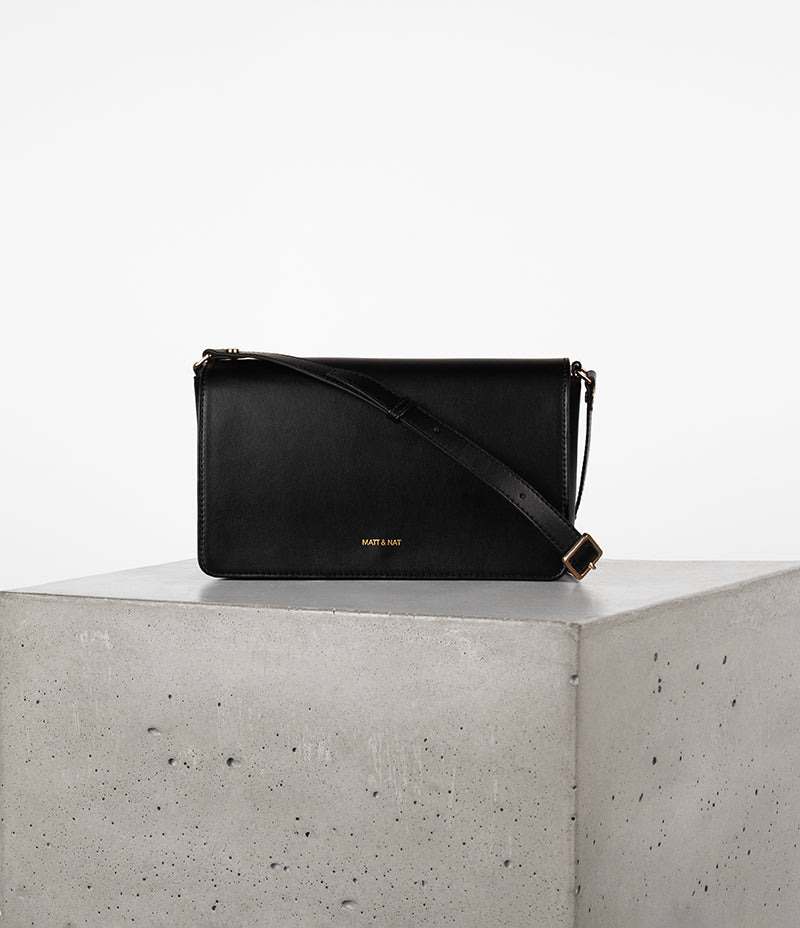 THERESA LG Vegan Crossbody - UPPEAL™ | Color: Black - variant::black