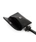 VALIN Vegan Card Holder - Grain | Color: Black - variant::black