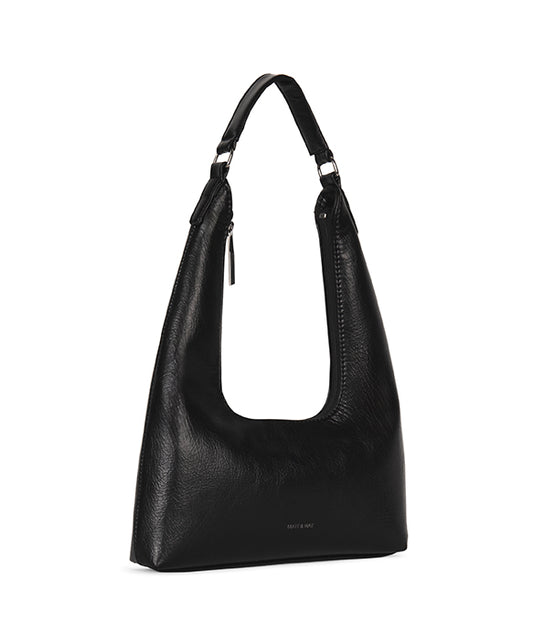 COCO Vegan Shoulder Bag – Theme | Color: Black - variant::black
