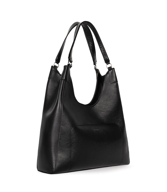 VERMONT Vegan Hobo Bag - Theme | Color: Black - variant::black