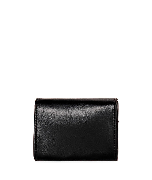 YULET Vegan Card Holder - Grain | Color: Black - variant::black