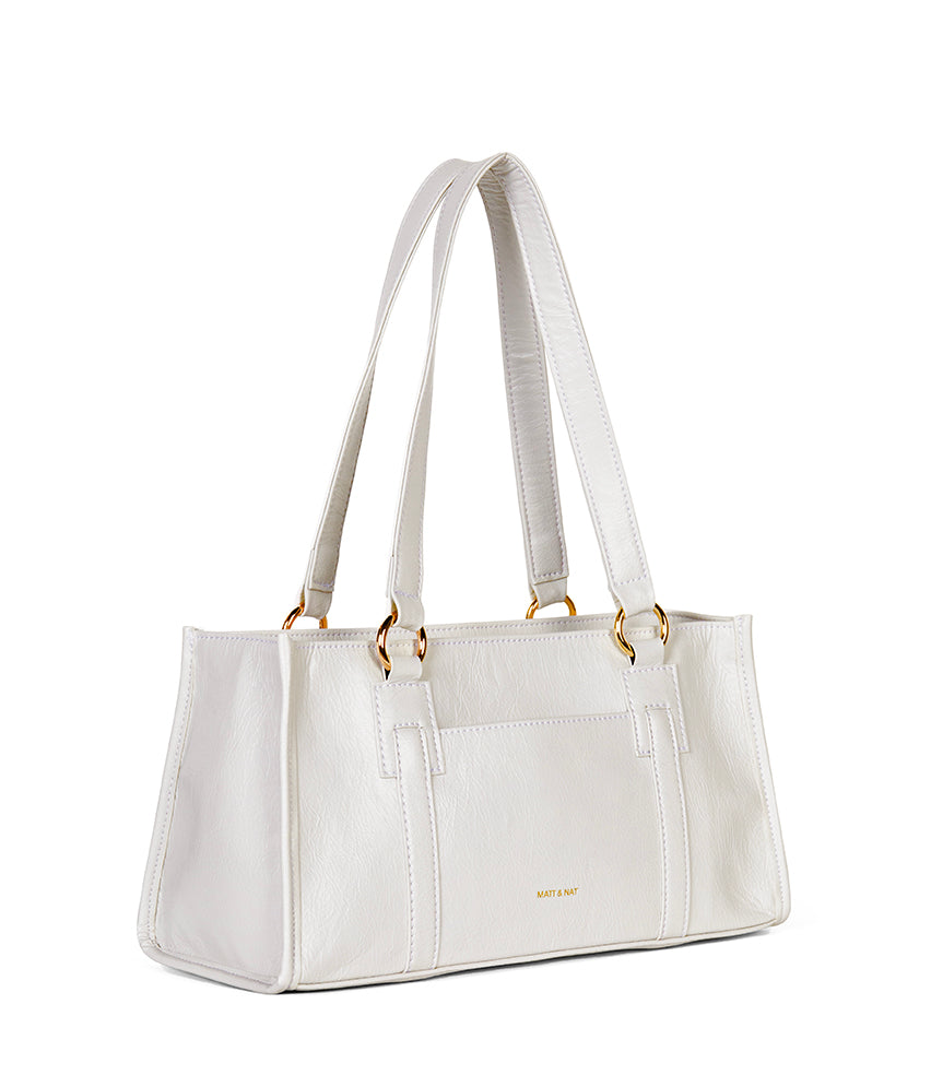 ZARIA Vegan Tote Satchel Bag - Theme | Color: Glaze - variant::glaze