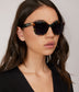 VIVIE Wayfarer Sunglasses | Color: Black - variant::blkblk