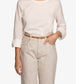 BOWIE Women's Vegan Skinny Belt | Color: Beige - variant::feather