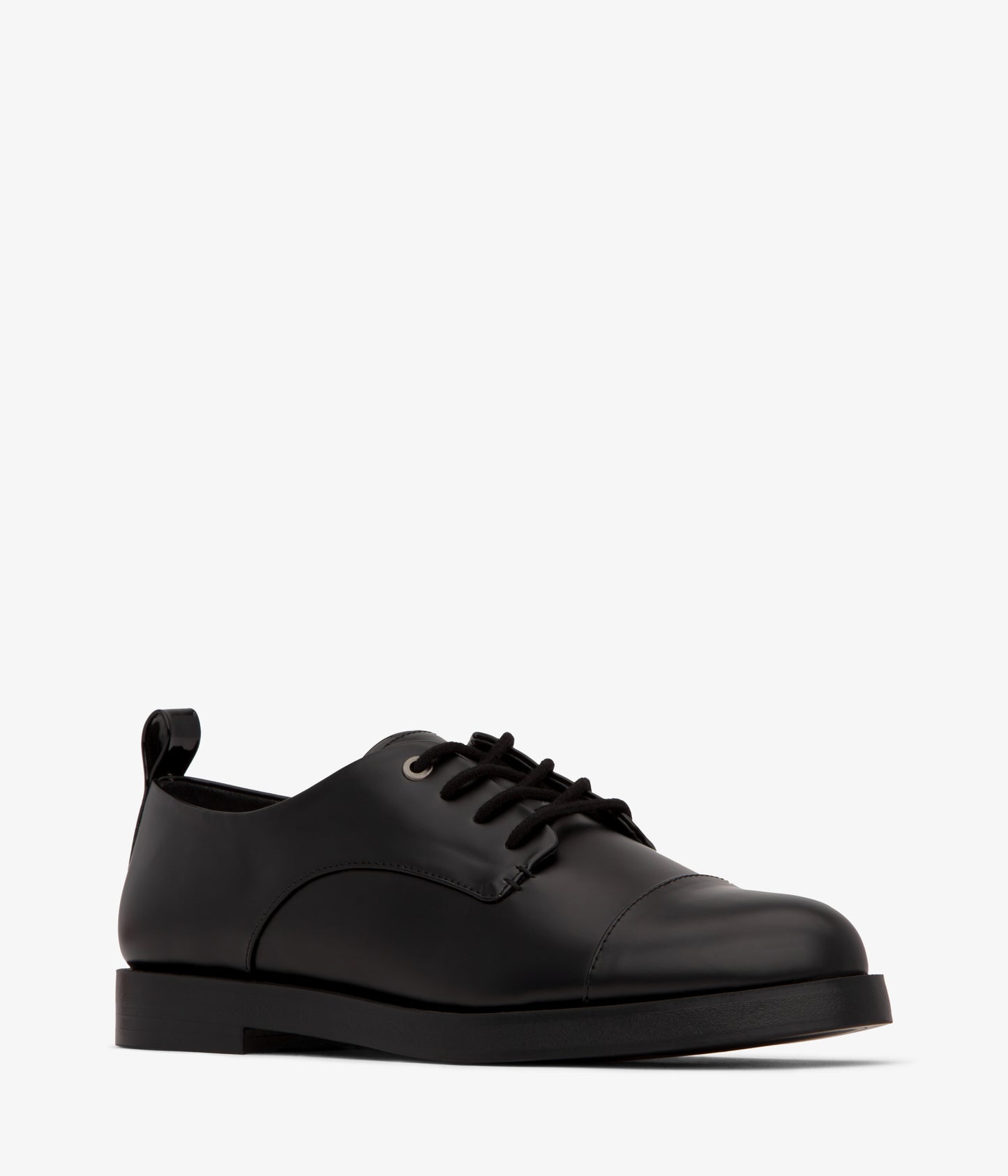 STELLAR Vegan Derby Shoes | Color: Black - variant::black