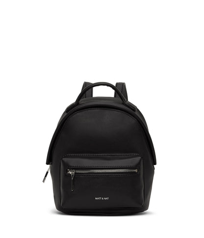 BALIMINI Vegan Mini Backpack - Loom | Color: Black - variant::blacks