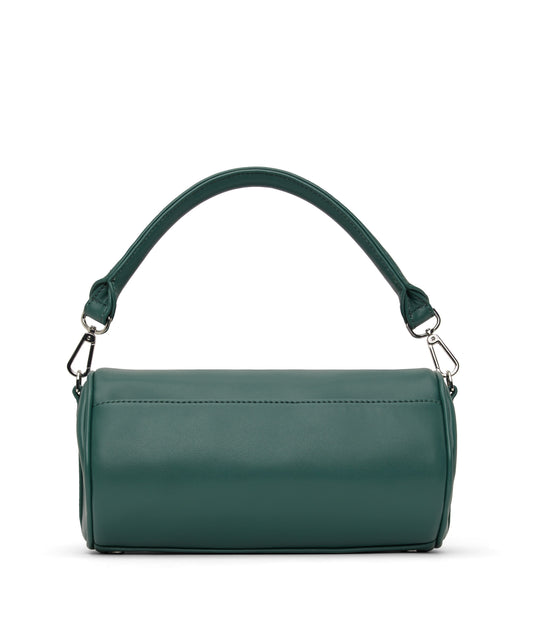 SEOUL Vegan Barrel Satchel - Loom | Color: Blue - variant::kombucha