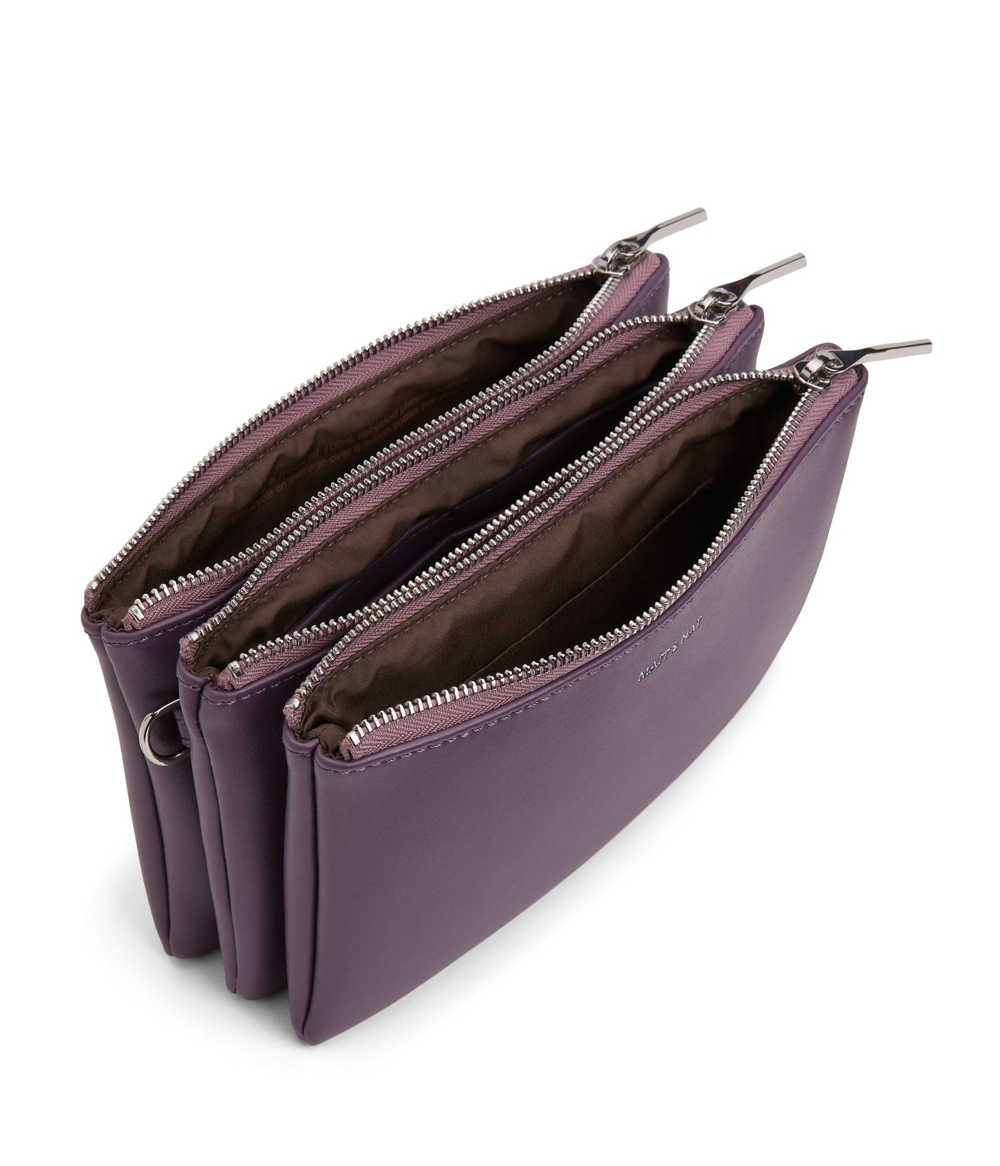 TRIPLET Vegan Crossbody Bag - Loom | Color: Purple - variant::mulberry