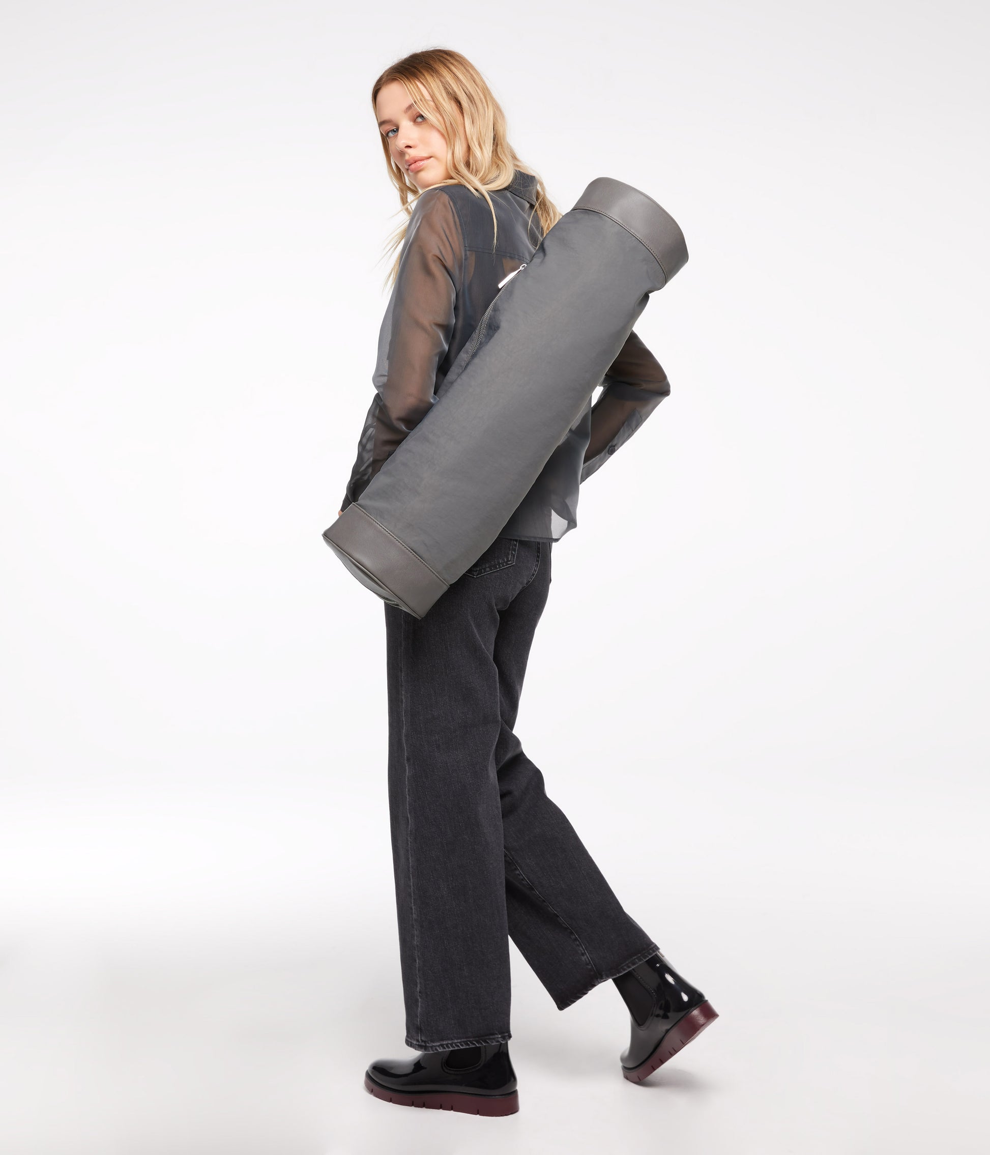 Yoga Mat Bag Minimalist Pilates Mat Bag Waterproof Canvas Yoga Tote Stylish Yoga  Sling Handmade Pocket Mat Carrier Chic Women Yoga Bag Gift 