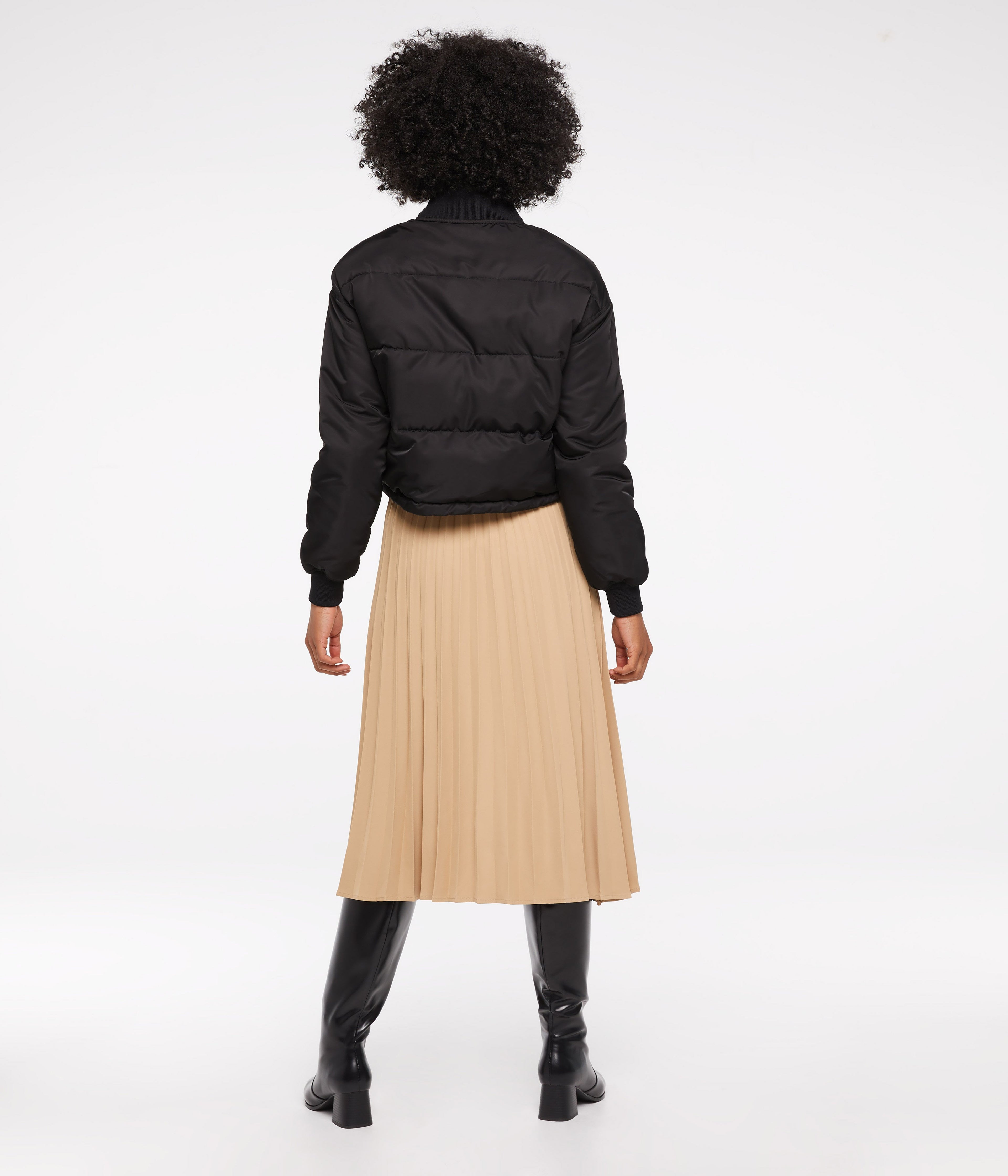 vegan fur big jacket【short】 | NKNIT