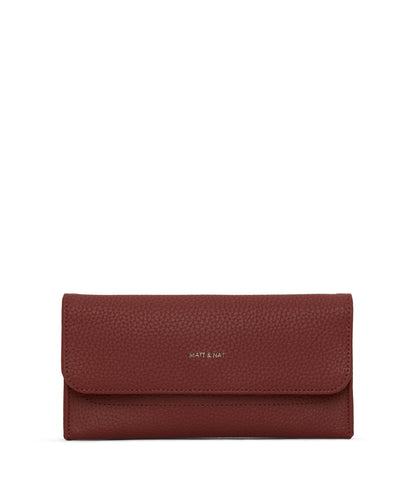 NIKI Vegan Wallet - Purity | Color: Red - variant::beet