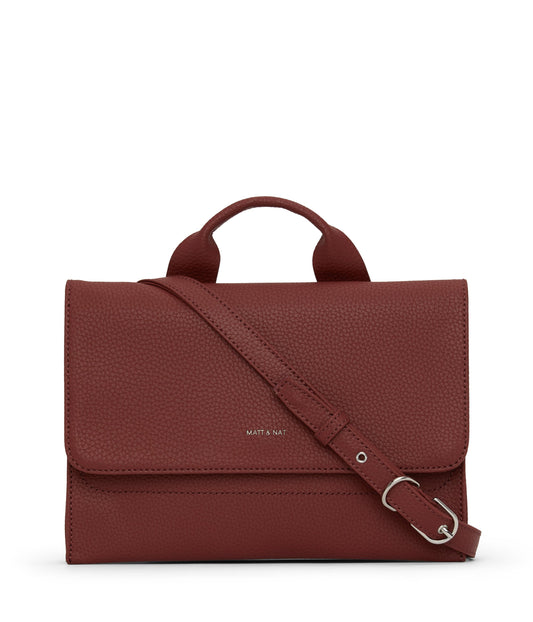 SIRA Vegan Crossbody Bag - Purity | Color: Red - variant::beet