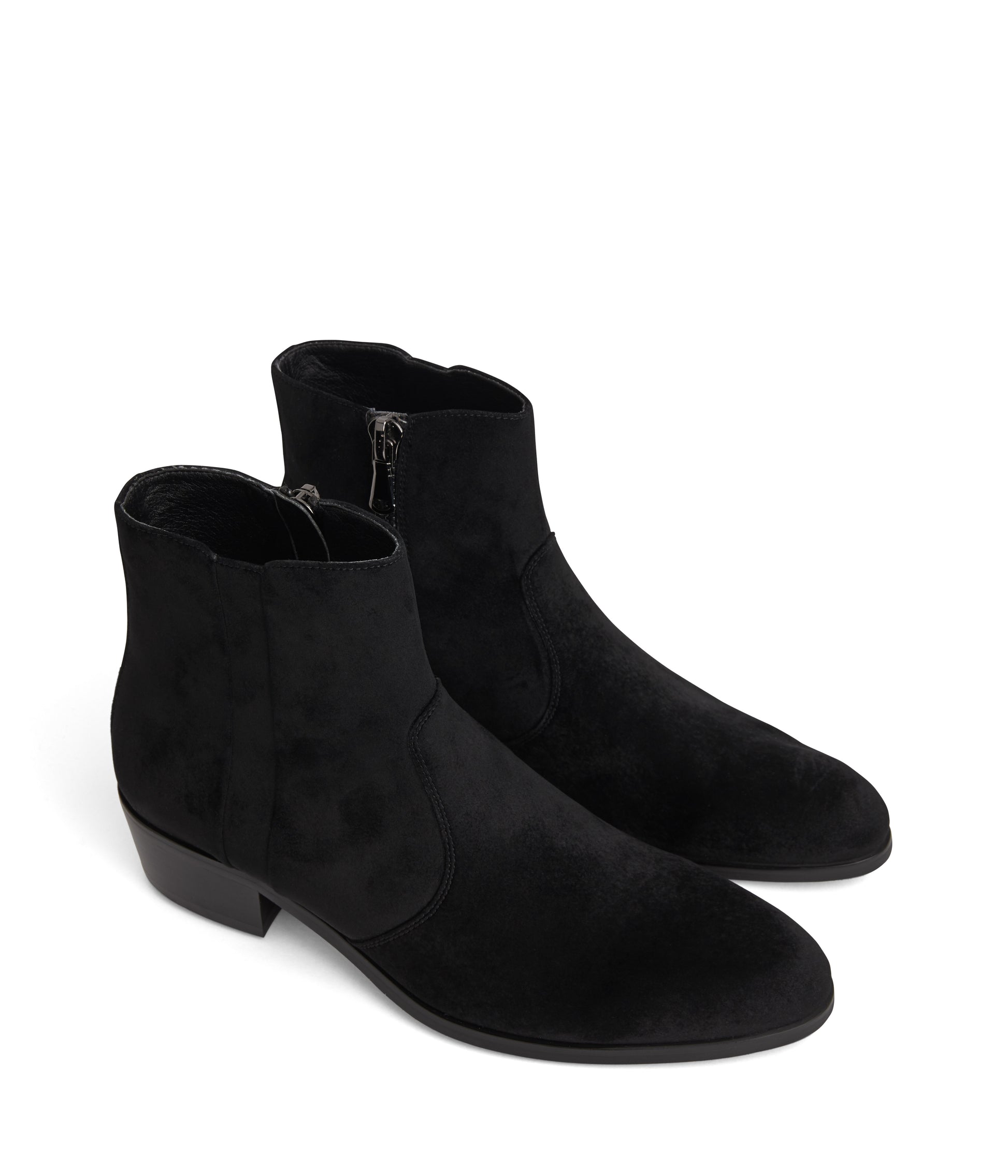 ZACK Men's Vegan Chelsea Boots | Color: Black - variant::blkvel