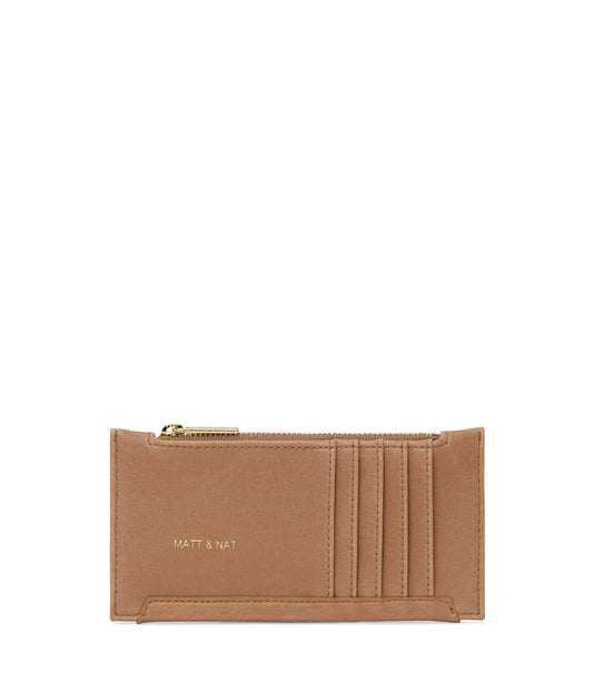 JESSE Slim Vegan Wallet - Vintage | Color: Tan - variant::soy