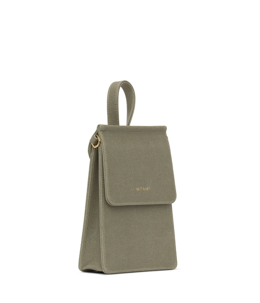 THESSA Vegan Crossbody Bag - Vintage | Color: Green - variant::sage