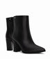 ASAI Women's Vegan High Heel Boots | Color: Black - variant::black