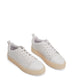 MARCI Women's Vegan Sneakers | Color: White, Bronze - variant::whibro