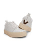 MARCI Women's Vegan Sneakers | Color: White, Bronze - variant::whibro