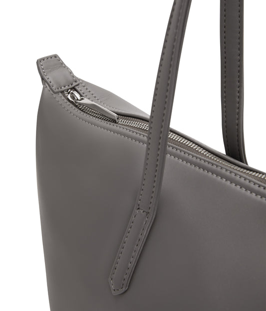 ABBI Vegan Tote Bag - Loom | Color: Grey - variant::essence