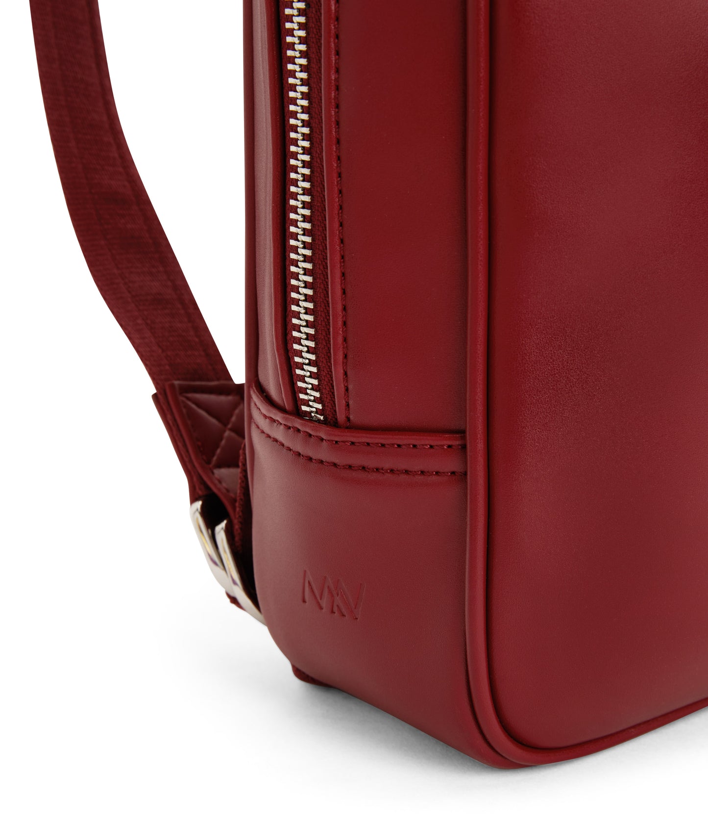 ALEX Vegan Backpack - Loom | Color: Red - variant::plum