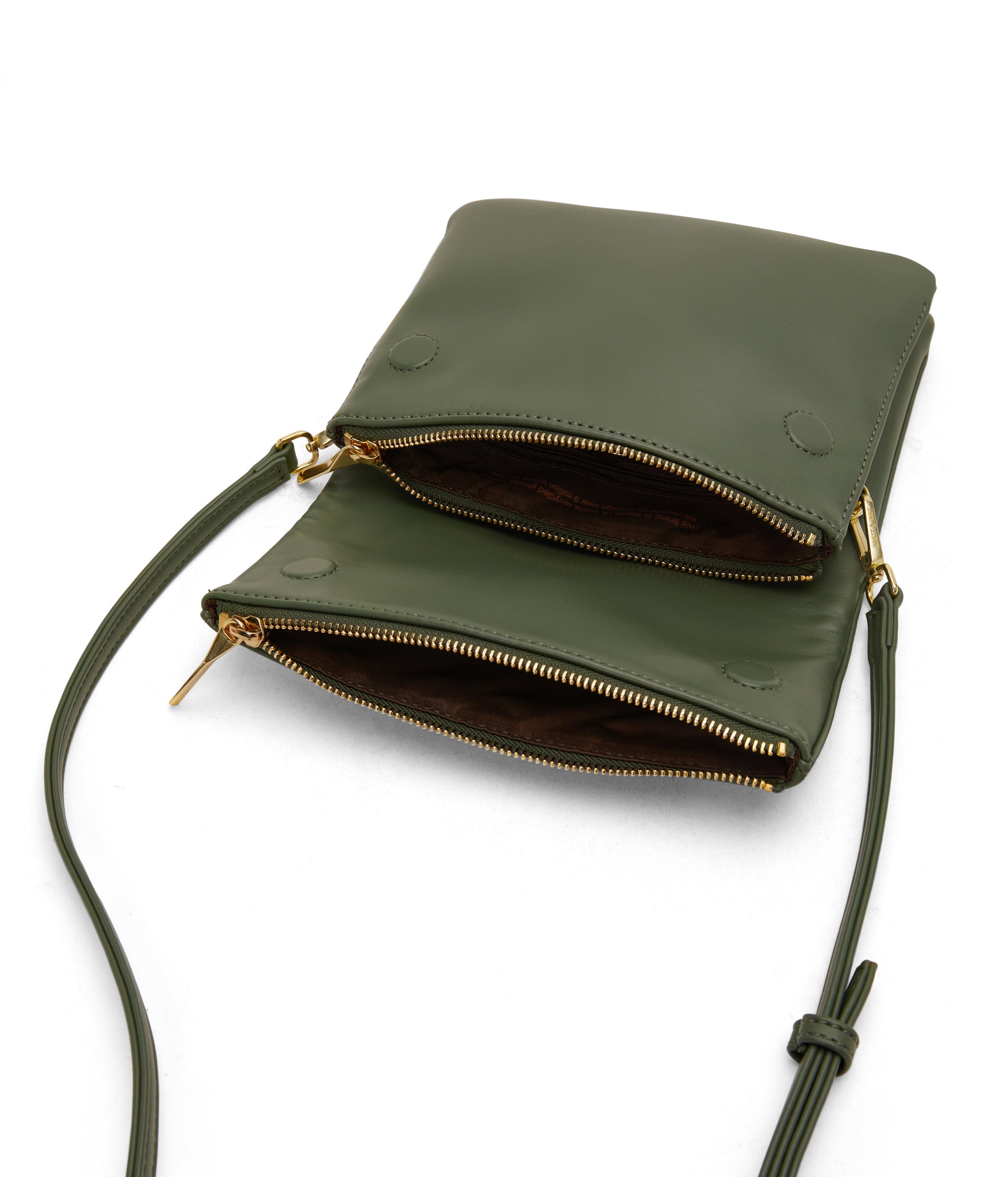 HILEY Vegan Crossbody Bag - Loom | Color: Green - variant::stem