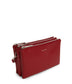 TRIPLET Vegan Crossbody Bag - Loom | Color: Red - variant::plum