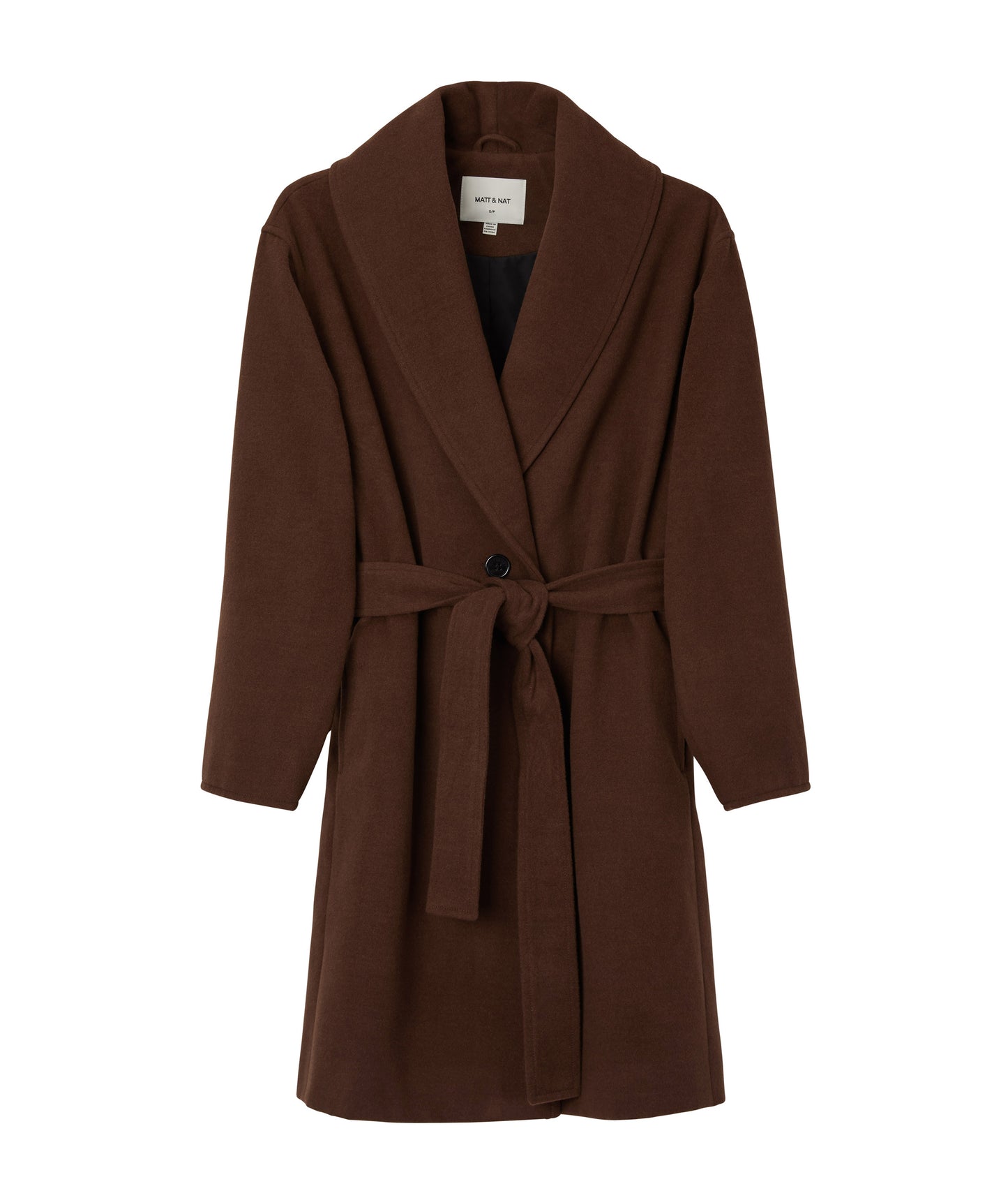 SOHEE Women's Vegan Coat | Color: Brown - variant::chestnut