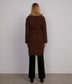 SOHEE Women's Vegan Coat | Color: Brown - variant::chestnut