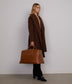 SOHEE Women's Vegan Coat | Color: Brown - variant::chestnut