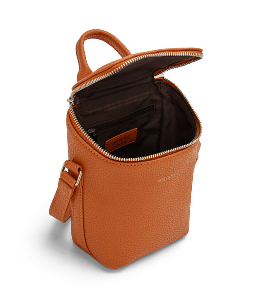 BRAVEMICRO Vegan Crossbody Bag - Purity | Color: Orange - variant::prairie