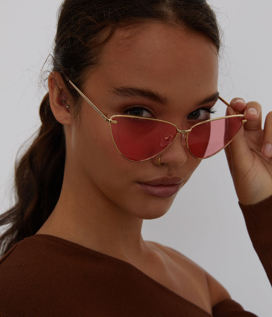 TOI Triangle Sunglasses | Color: Pink - variant::pink