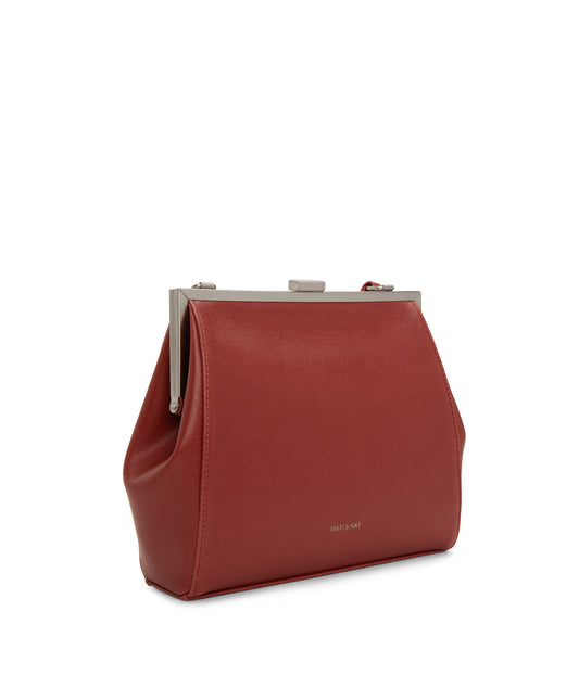 REIKA Vegan Frame Crossbody Bag - Vintage | Color: Red - variant::barn