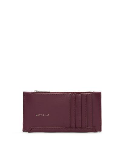 JESSE Slim Vegan Wallet - Arbor | Color: Purple - variant::jewel