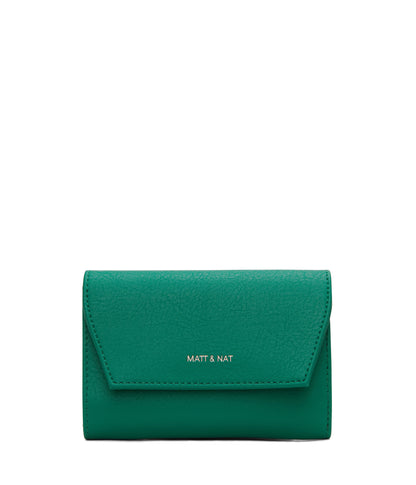 VERASM Small Vegan Wallet - Arbor | Color: Green - variant::peacock