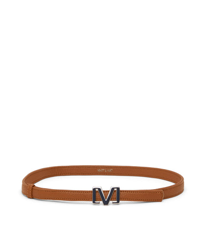 LORIA Women’s Vegan High Waist Belt - Purity | Color: Brown - variant::carotene