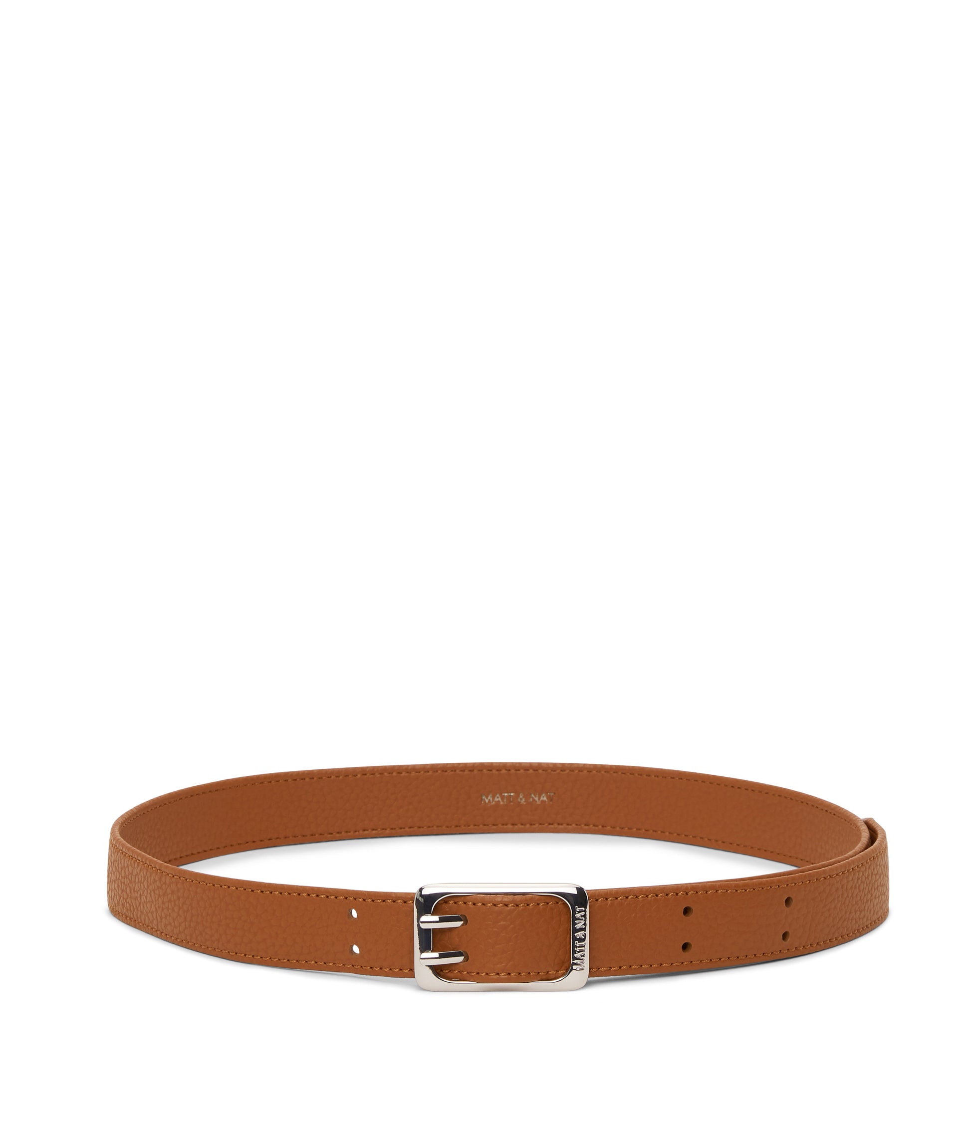ZANA Vegan Leather Waist Belt - Purity | Color: Brown - variant::carotene