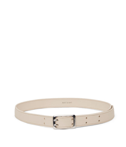 ZANA Vegan Leather Waist Belt - Purity | Color: Beige - variant::opal