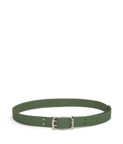 ZANA Vegan Leather Waist Belt - Purity | Color: Green - variant::herb