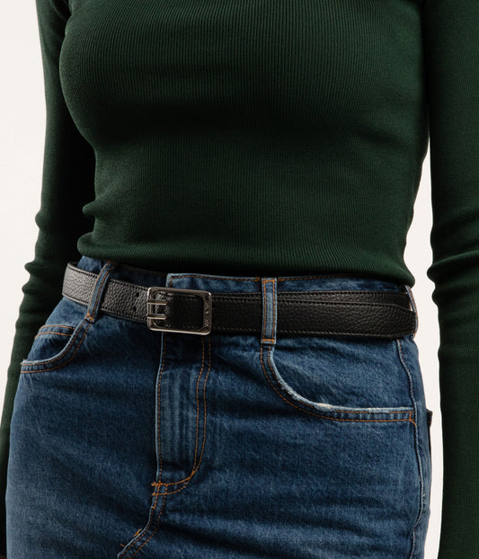 ZANA Vegan Leather Waist Belt - Purity | Color: Beige - variant::opal