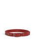 NEIL Women's Vegan Leather Belt | Color: Red - variant::barn