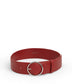 ORA Women's Vegan Wide Belt | Color: Red - variant::barn
