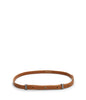 SOLINA Women's Vegan Skinny Belt | Color: Brown - variant::chili