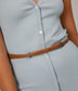 SOLINA Women's Vegan Skinny Belt | Color: Black - variant::black